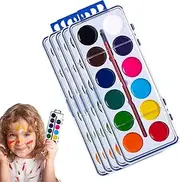Watercolor Paint Set | Art Watercolor Set for Classroom,5X Multi Colors Paint for Kids, Perfect for Preschool, Classroom, School