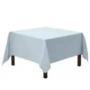 Square Tablecloth - 70 x 70 Inch Table Cloth for 70 x 70 inch Square Baby Blue