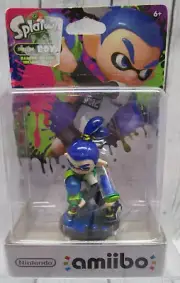 Nintendo AMIIBO SPLATOON INKLING BOY BLUE HAIR U.S. Version - NEW
