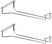 Set of 2-10-Inch Long, Wine Glass Rack, Wire Hanging Rack, Wine Glass Hanging Ra