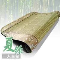 在飛比找PChome24h購物優惠-【范登伯格】夏綠 天然竹二人坐墊-50x110cm