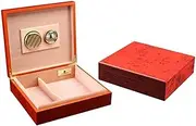 BCCCLLLSA Cigar Humidor, Cigar Box Rose Red Cigar Humidorall Cigar Cabinet Decorative Box Cigar Box