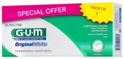 Sunstar GUM Original White Toothpaste 2 x 75 ml Exp 05/2027 NIB
