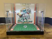Dan Marino Custom Full Size Helmet Display With LED Lights - Miami Dolphins
