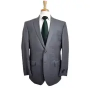 $798 Jos A Bank Signature Collection Men's Gray Wool Blend Sport Coat Size 43 R
