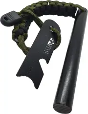 12.7cm Ferrocerium Ferro Rod Flint Fire Starter Waterproof For Camping Hiking