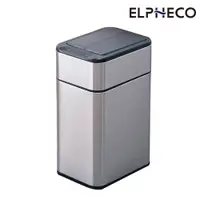 在飛比找松果購物優惠-ELPHECO 不鏽鋼雙開除臭感應垃圾桶30L ELPH75