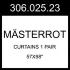 IKEA MÄSTERROT Curtains 1 Pair 306.025.23