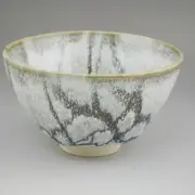 Mange Yuteki Tenmoku Chawan Yanagi-gama Kyoto Kiyomizu-Yaki Kyo-Yaki Japan