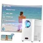 Mini Projector, Max 250" 17000 Lux Intelligent Eye Protection Portable Q1