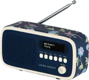 VQ Dexter Portable DAB & FM Radio with Mains Powered & Battery Operated with LCD