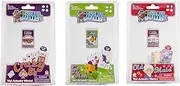 Worlds Smallest Mini Travel Card Games Bundle Set of 3 Crazy 8's - Old Maid - Go Fish