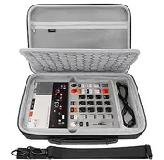 Geekria Hard Shell Travel Carrying Case, Drum Machine Bag Compatible with Teenage Engineering EP-133 K.O. II, EP-1320 Medieval Sampler (Dark Gray)