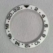 White Ceramic Bezel insert 38mm For Divers Watch Rolex GMT Seiko SKX SRPD Mod