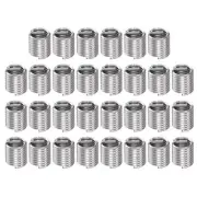 30pcs 5/16-24 UNF 1.5D 11.85mm 304 Stainless Steel Helical Wire Threaded Inserts