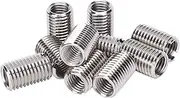 ANKROYU 10PCS Thread Inserts, 303 Stainless Steel Male Female Thread Reducing Nut, Steady Thread Reducing Nut Hardware, Thread Repair Tool for Electronic Communications