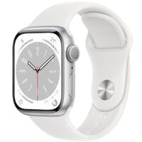 Apple Watch Series 8 GPS 41毫米 銀色鋁金屬錶殼配運動錶帶 MP6K3ZP/A 香港行貨