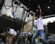 Rapper Vocalist Pharrell Williams of N.E.R.D. Performs on day thre- Old Photo