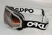 [Oakley] 57-074 Unisex Adult Splice Rectangular Plutonite Snow Goggles (Grey Haze, Black Iridium)