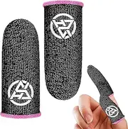 Finger Sleeves - Finger Protectors | Game Finger Gloves Sleeves | Flexible Anti-Sweat Finger Covers | Thumb Sleeves Mobile Game, Cool Breathable Thumb Cover for Most People's Finger Size