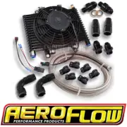 Aeroflow TH400 Drag Drift Hotrod Race Turbo 400 Auto Transmission Oil Cooler Kit