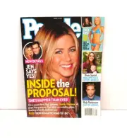 People Magazine August 2012 Jennifer Aniston Justin Theroux Rob Pattinson