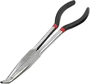 DECOMELODY 1pc Extended Bending Plier Tool Crimping Forcep for Repairing Sturdy and Durable Design with Non Slip Grip for Complex Wiring Tasks Black