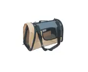 YES4PETS Small Pet Dog Puppy Cat Carrier Travel Bag Cage-Grey