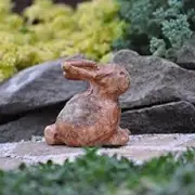 MINIATURE GARDEN MINI RABBIT - NEW, TERRARIUM, FAIRY, DOLLHOUSE, BUNNY,