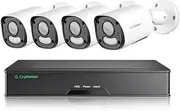 5MP Aluminium Frame Smart Motion Detect Sensor Waterproof IP67 IP Camera 4K POE NVR System Kits Remote View P2P Alerts Message Push by Phone APP