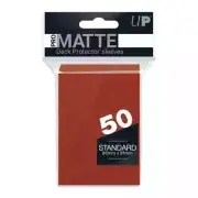 Ultra Pro Gaming Sleeves Deck Protector RED PRO MATTE Standard Size 50-Count