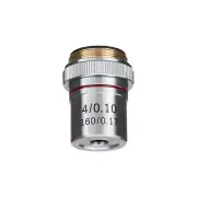 AmScope 4X Achromatic Microscope Objective w 20mm Mounting Thread