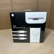 NEW Genuine Apple iPod Classic AV Connection Kit W/Dock White Boxed (MA242LL/B)