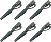 BESPORTBLE 50pcs Clip Clips Carp Wire Tackle Fixing Clips Gear Swivel Fixed Clamps Clip Clips Hooks for Rigs Retaining Clip Gear Clips Tools Plastic Green