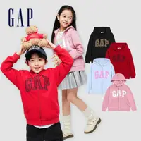 在飛比找momo購物網優惠-【GAP】男女童裝 Logo印花/亮片連帽外套-多色可選(8