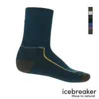 在飛比找momo購物網優惠-【Icebreaker】男 中筒中毛圈健行襪(登山襪/健行襪