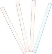 MOLUCKFU 4pcs Mahjong Racks Pushers Acrylic Mini U-Shaped Ruler Versatile for Mahjong Domino Games