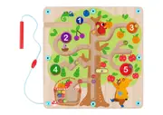Tooky Toy Counting Fruit Ball Maze Tree Kids/Toddler Interactive Fun Play 18m+