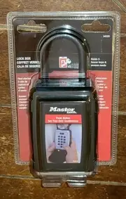 Master Lock Portable Push Button Lock Box: Key & Access Card Storage! #5422D