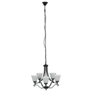 Dallas 5 Light 5 Arm Pendant, Bronze