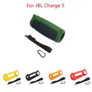 Multi-Color Silicone Cover Pad With Strap For JBL Charge 5 Bluetooth Speaker G