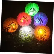 LED Shuttlecock Badminton, [6 Pack] 6 Color Shuttlecock Dark Night Goose