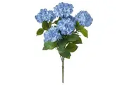 Rogue Hydrangea Bush Artificial Flower Bouquets For Wedding Party And Interior Home Decor Blue