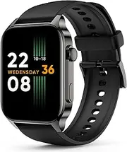 Ladies Smartwatch,1.91 Inch HD Men Smartwatch with Infrared Blood Oxygen Monitor, Heart Rate, Blood Pressure, Sleep Tracking, IP68 Waterproof Fitness Tracker, for Android iOS iPhone (Black)