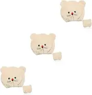 minkissy 3pcs Comfortable Head Towel Wrap Quick Absorption Towel for Hair Girls Hair Accessories Cartoon Bath for Women