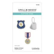 Spellbinders Etched Dies From Storytelling-Badges Of Honor 5A002CDC-1GFVS