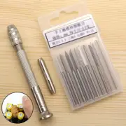 Olive Core Carving/Blade Steel Round Flat/Triangular Oblique Mouth Handmade DIY.