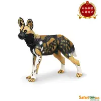 在飛比找露天拍賣優惠-Safari Ltd美國正品 非洲野狗 三色犬 動物模型兒童