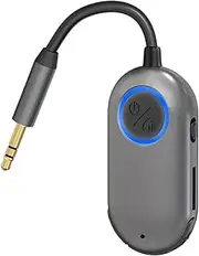 Car Radio Adapter, Calling Audio Transmitter, Blue-Tooth Hands-Away, Versatile Wireless Connection, Compact Design, Lightweight and Compact Transmitter, Featuring Abs Material