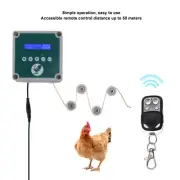 Automatic Chicken Coop Door Controller IP44 Cage Opener Remote Control Poultry